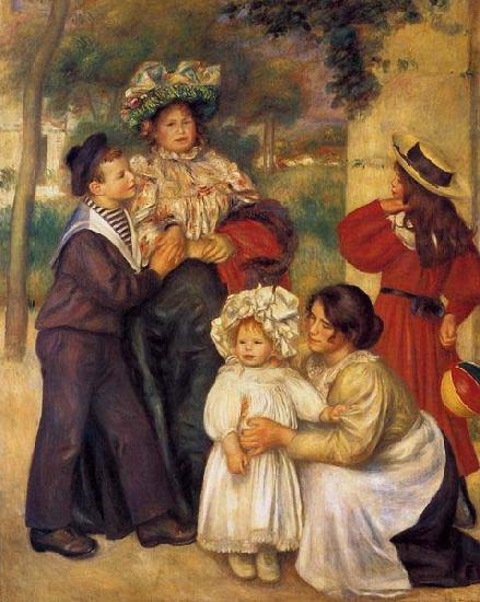 Pierre-Auguste Renoir The Artist Family, Sweden oil painting art